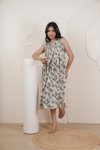Naisha K 968 Cotton Printed One Piece Dress Summer Collection
